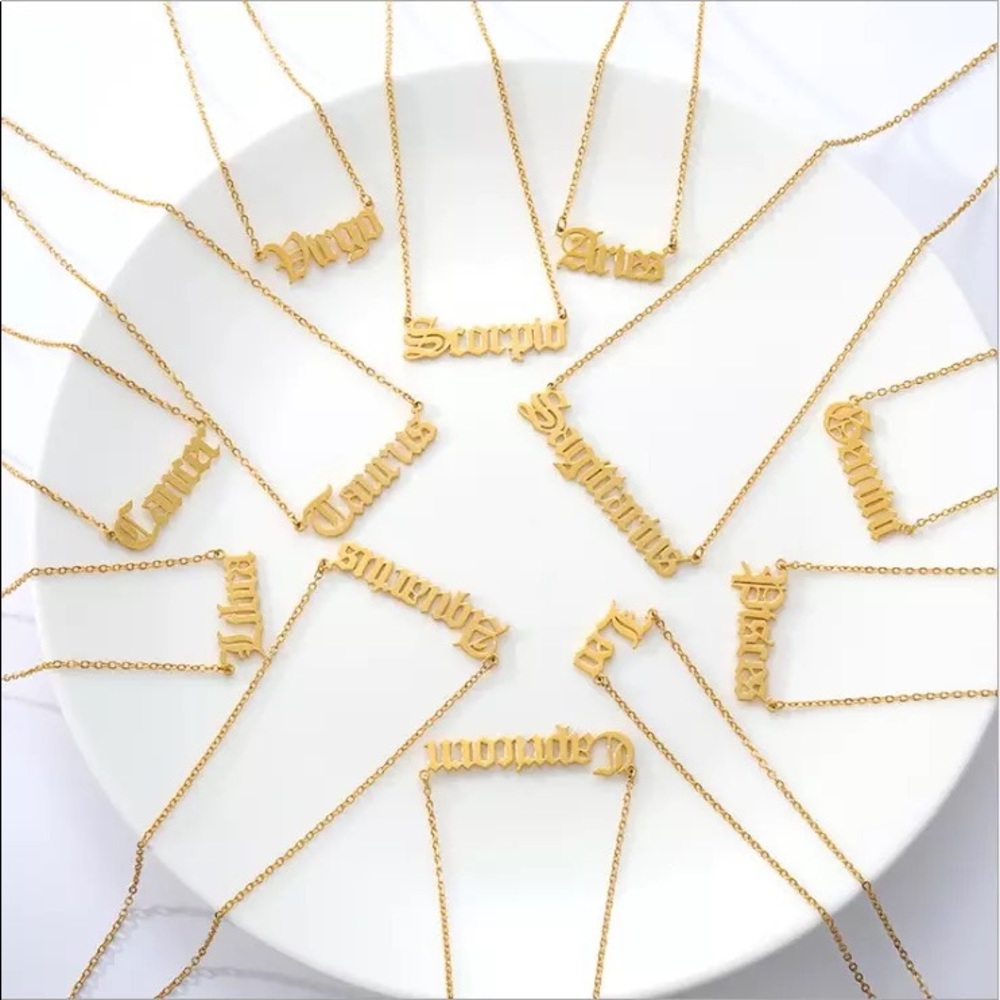 𝐙𝐨𝐝𝐢𝐚𝐜 𝐍𝐞𝐜𝐤𝐥𝐚𝐜𝐞 x Gold Plated - Picture 3 of 4